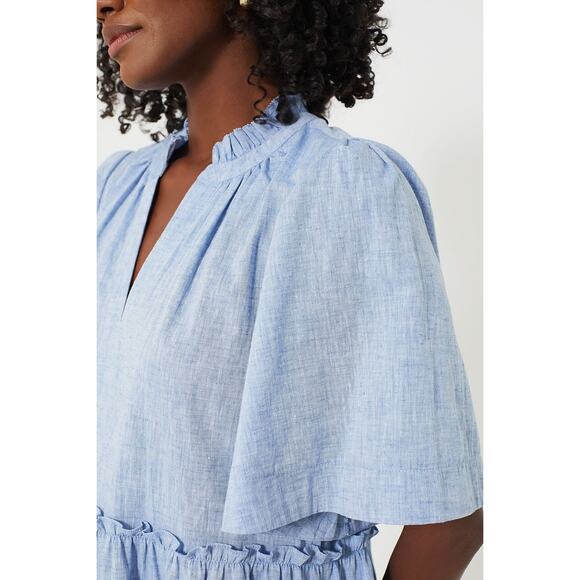 TUCKERNUCK Chambray Crawford Dress Size M NWT Retail $148 Tuckernuck - Picture 5 of 8